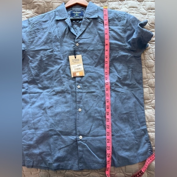 chubbies THE BLUE BERRYMORE LINEN SUNDAY SHIRT - Picture 14 of 16